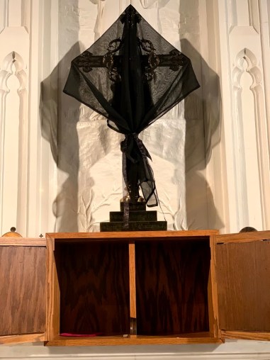 Good Friday Veiled Cross at Trinity in Bethlehem 2019