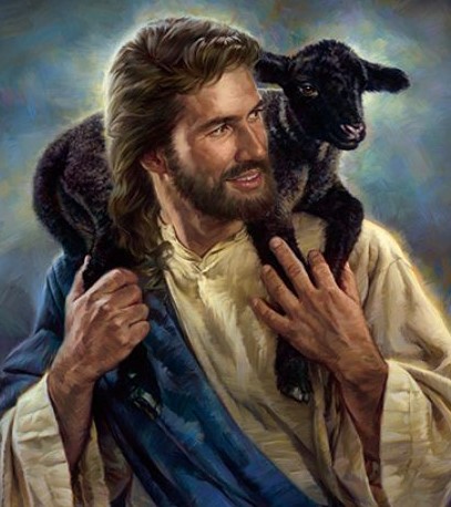Good Shepherd Painting for Easter 4A -cropped