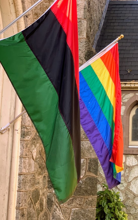 Flags at Trinity in Easton 09-22-2019