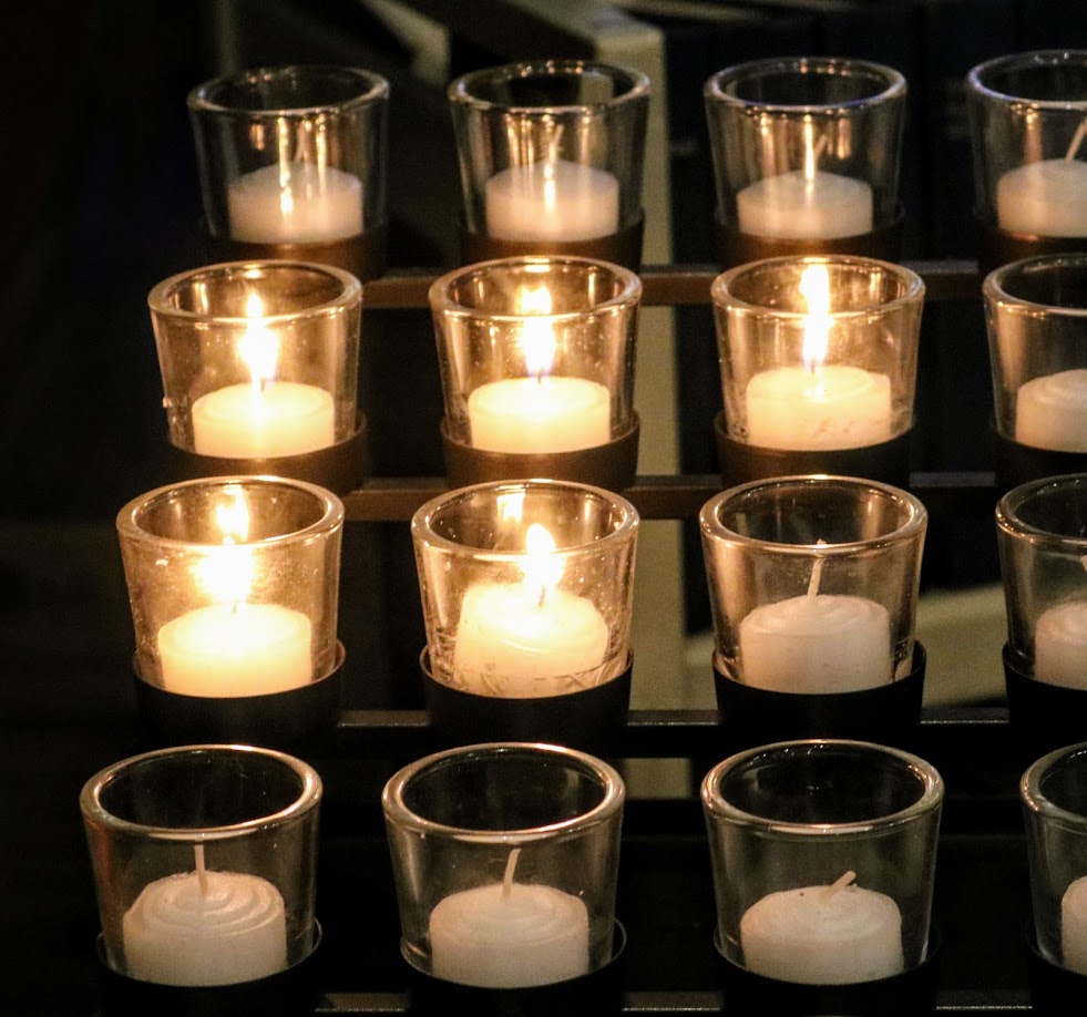 Votive Candles in Bethlehem December 2020